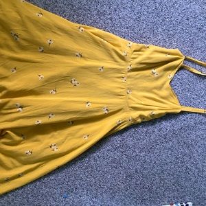 Yellow Floral Cami Dress.